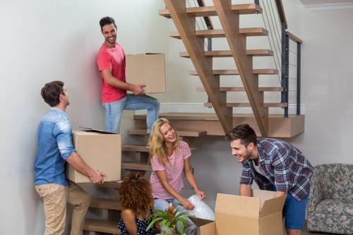 Moving truck service supporting a local move in Catford