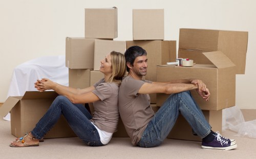 Catford household moving checklist and boxes arranged for a smooth removals day