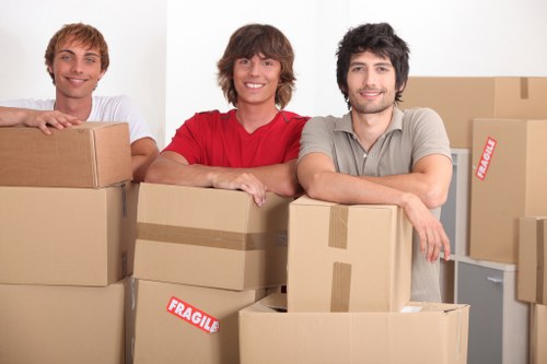 Careful handling of household belongings during a Catford house move