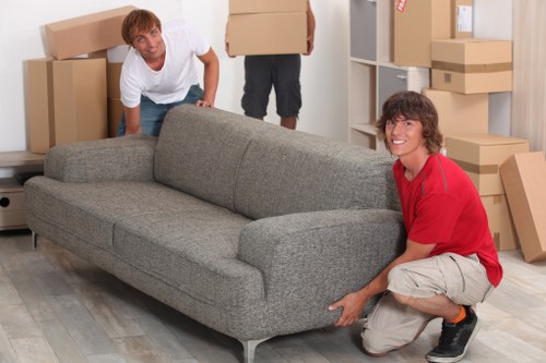 Careful loading of household items for same day removals