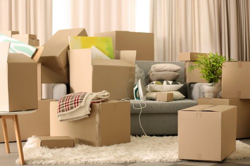Office removals team planning a local business move in Catford