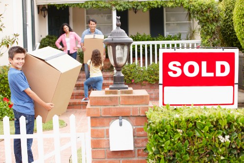 Careful loading of household items for house removals in Catford