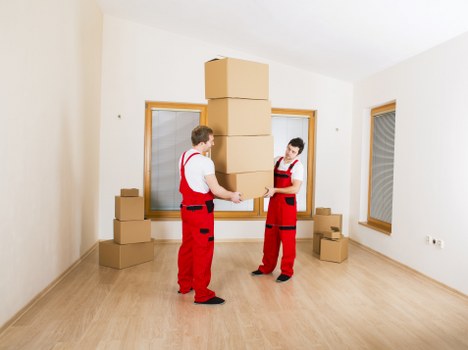 Packing and handling office equipment during a Catford relocation
